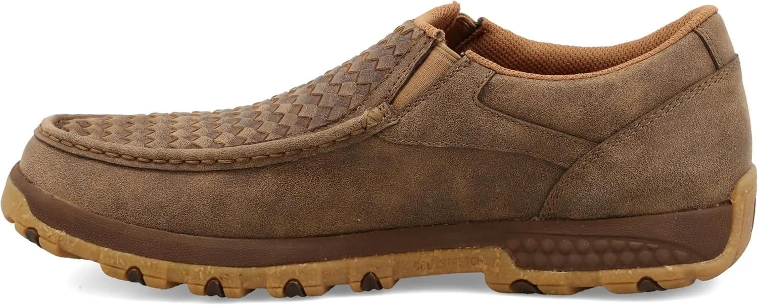 Twisted X Men's Slip-On Driving Moc, Moc Toe with CellStretch