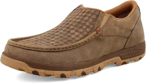 Twisted X Men's Slip-On Driving Moc, Moc Toe with CellStretch