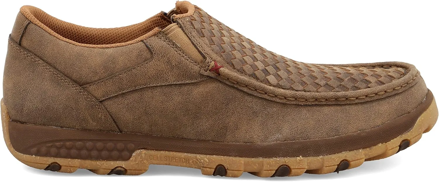 Twisted X Men's Slip-On Driving Moc, Moc Toe with CellStretch