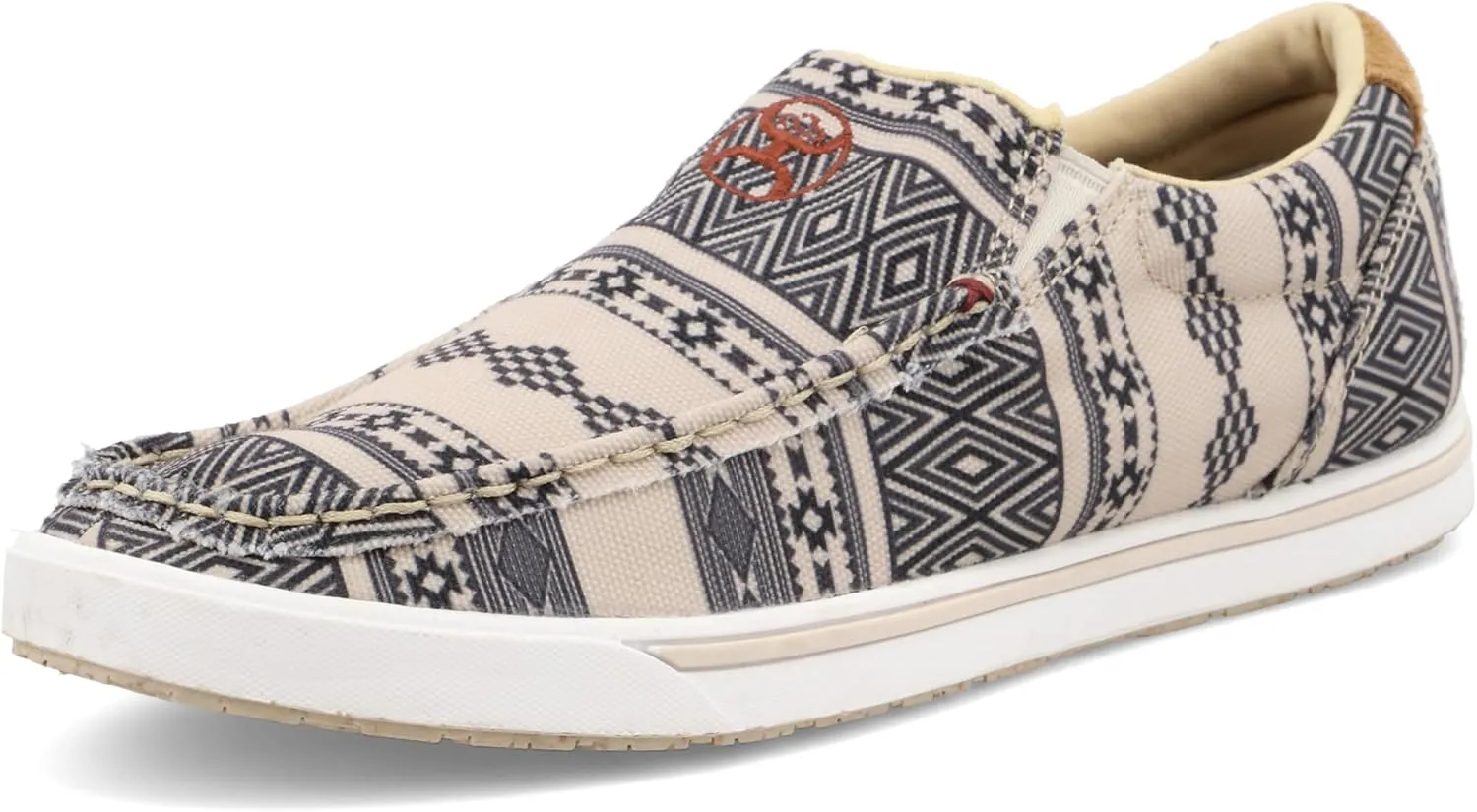 Twisted X Women's Hooey Slip-On Loper, Moc Toe, Taupe & Black, 11 M
