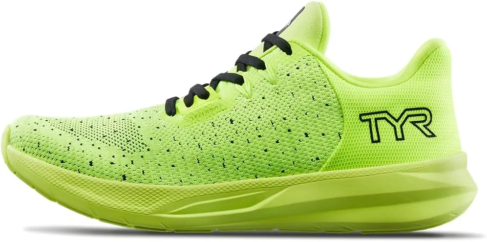 TYR Unisex Techknit RNR-1 Trainer Running Shoes Sneaker, Attak Yellow, 6 US Men