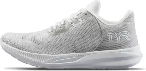 TYR Unisex Techknit RNR-1 Trainer Running Shoes Sneaker, White Heather, 11.5 US Men
