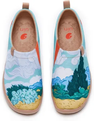 UIN x National Gallery Collaboration Slip On Art Travel Shoes