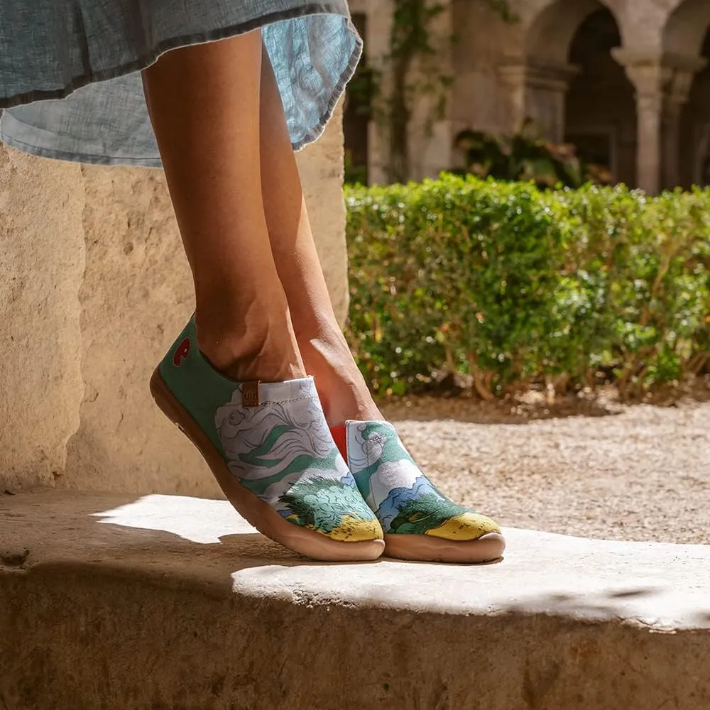 UIN x National Gallery Collaboration Slip On Art Travel Shoes