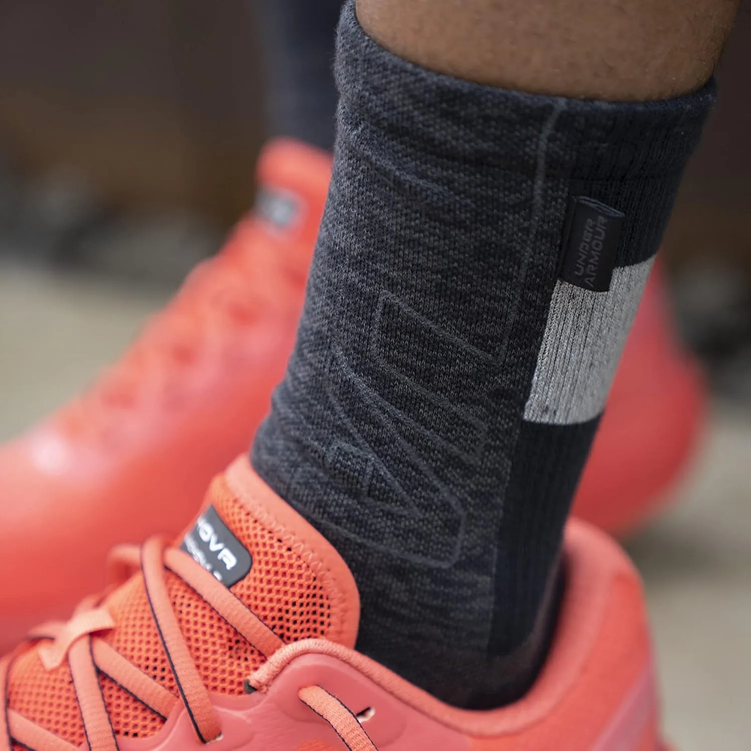 Under Armour Adult Armour Dry Crew Socks, 1-Pair