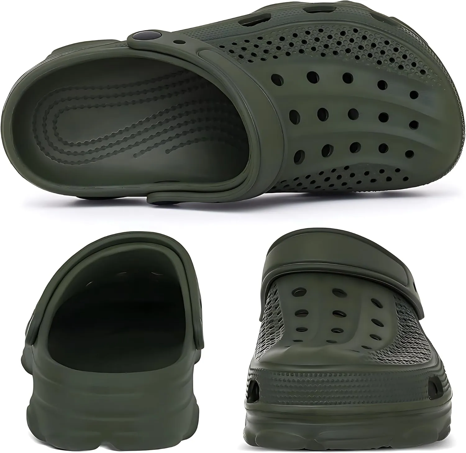 Unisex Garden Clogs,Slip into Non-Slip Comfort with Arch Support,Experience air Cushion Comfort and Easy Slip-on Design, Great for Water Adventures and Casual wear.