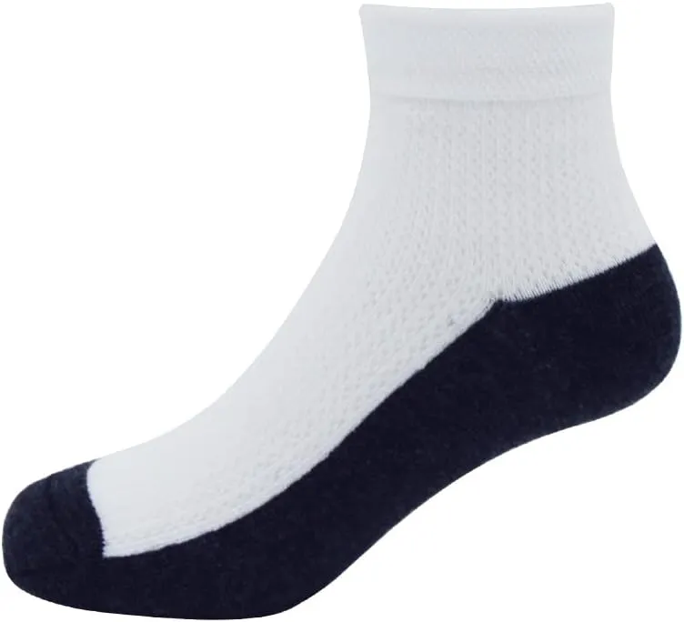 Unisex Kids School Socks for Girls Boys Youth Summer Trainer Socks Children Thin Cotton Ankle Socks Mesh Short Socks