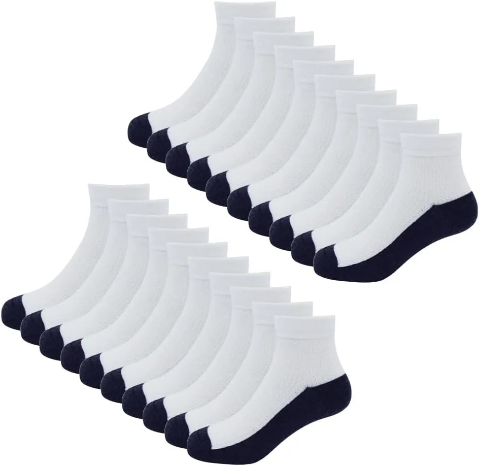 Unisex Kids School Socks for Girls Boys Youth Summer Trainer Socks Children Thin Cotton Ankle Socks Mesh Short Socks
