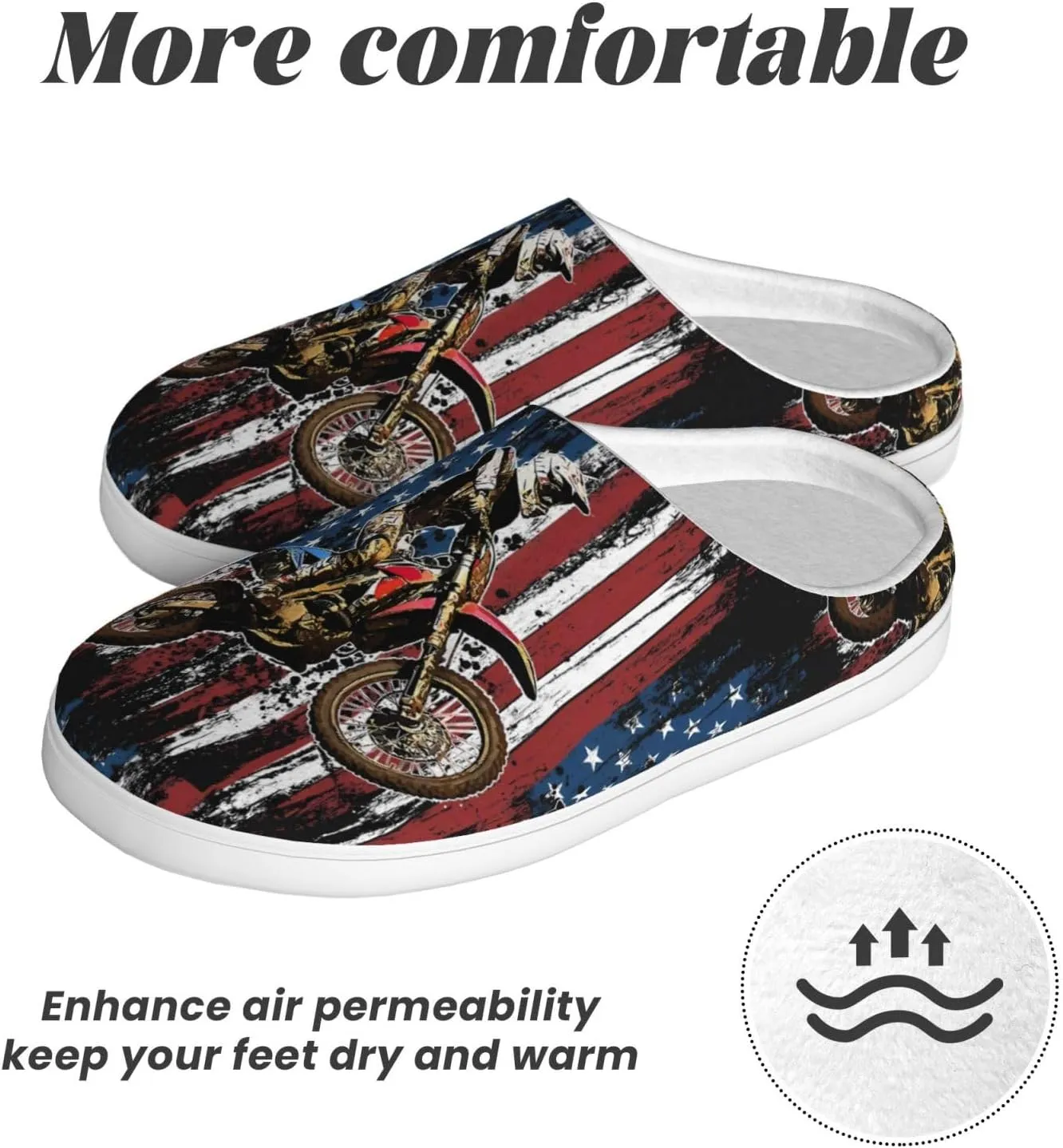 Unisex Slippers Winter Warm Non-Slip Fluffy Slippers Slip-On Plush Slippers House Slippers For Women Men Shoes Gifts
