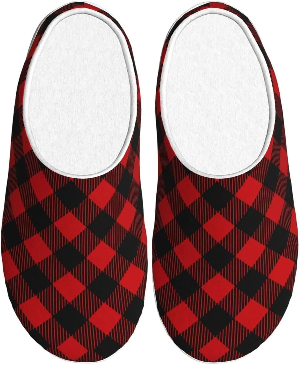 Unisex Warm Slippers Non-Slip Winter Fluffy Slippers Slip-On Plush Slippers Bedroom Slippers House Shoes For Men Women