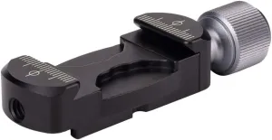 Universal Aluminum Arca Swiss Clamp with Hot Shoe Mount Adapter and 1/4" Screw for Professional Camera L Bracket Quick Release L Plate