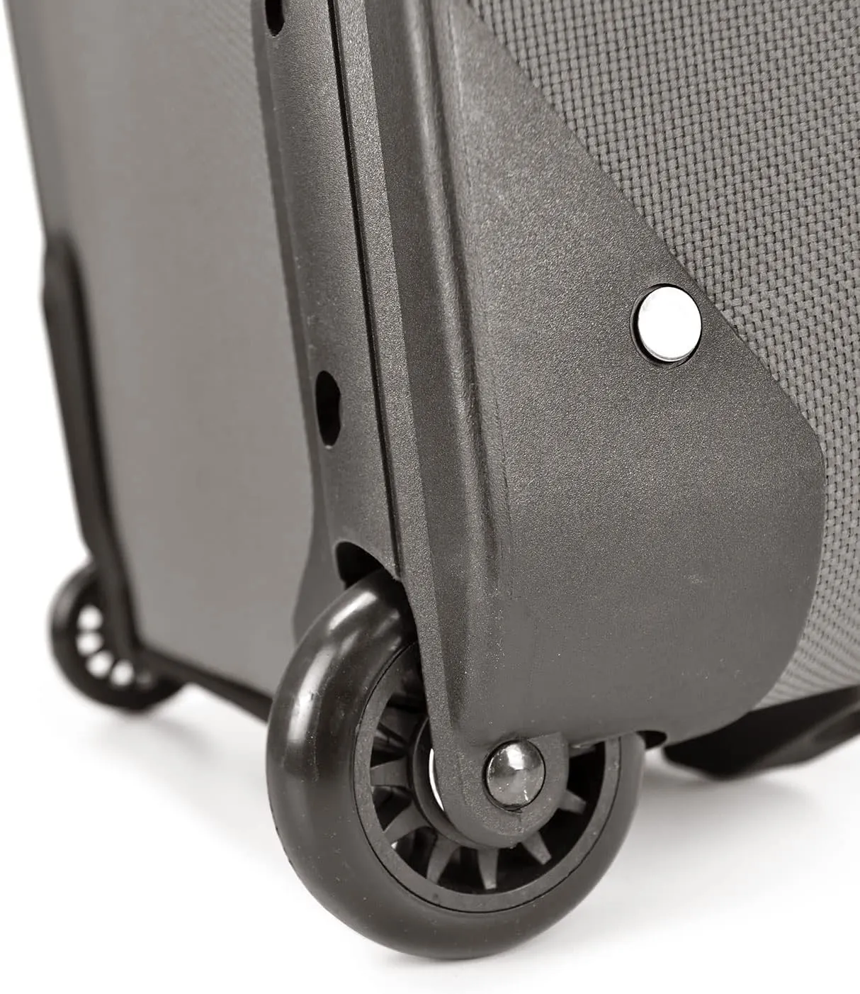 U.S. Traveler Lightweight Rolling 20" Carry On Luggage Softside Suitcase, Grey, 2 Wheel-1 Piece
