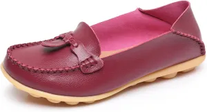 VenusCelia Women's Decoration Comfort Walking Flat Loafer