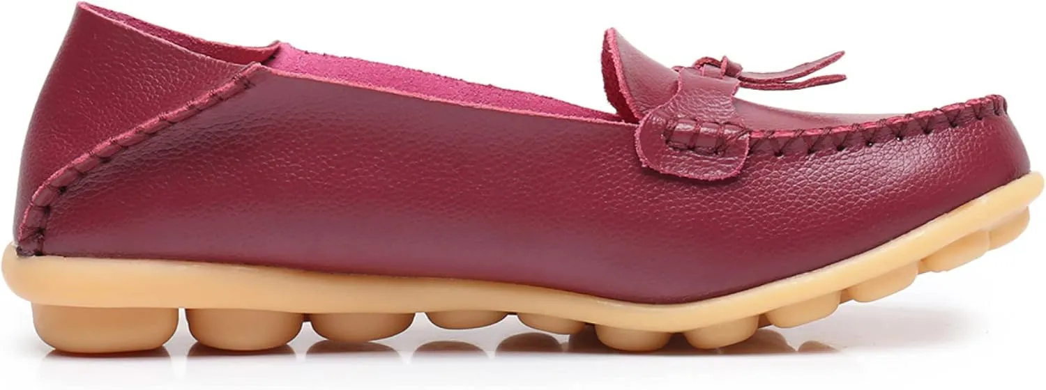 VenusCelia Women's Decoration Comfort Walking Flat Loafer
