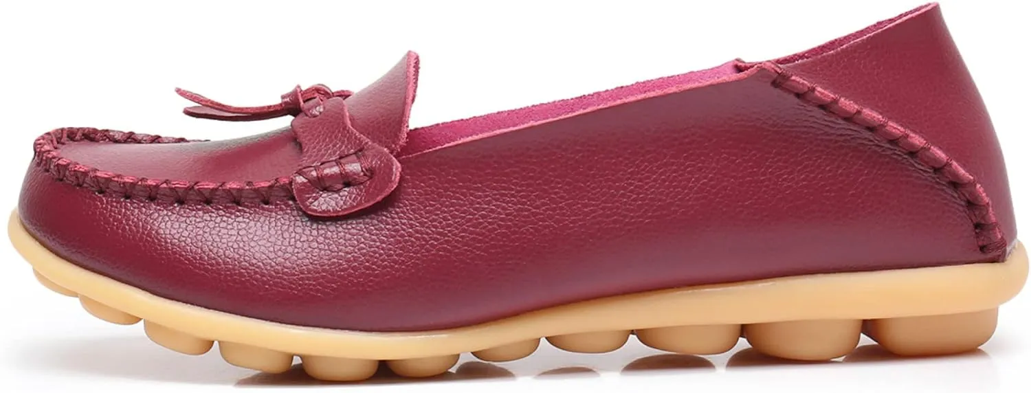 VenusCelia Women's Decoration Comfort Walking Flat Loafer