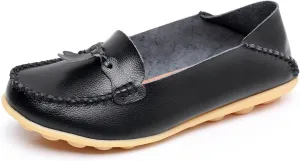 VenusCelia Women's Decoration Comfort Walking Flat Loafer