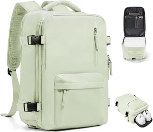 VGCUB Travel Backpack for Women Men for Spirit Airlines Personal Item Bag 18x14x8 Inches Laptop College Backpack,Waterproof Carry on Flight Approved Work Backpack Mochila de Viaje,Mint green