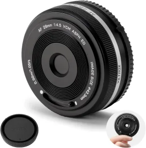 VILTROX 28mm F4.5 XF Pancake APS-C for Fuji XF, Auto Focus Wide Angle Prime Lens for Fujifilm Fuji X-Mount X-Pro2 X-Pro3 X-S10 X-T20 X-T30 XT30II X-T200 X-H2 X-H2S X-T5 X-S20 X-T50 X-M5 X-E2S