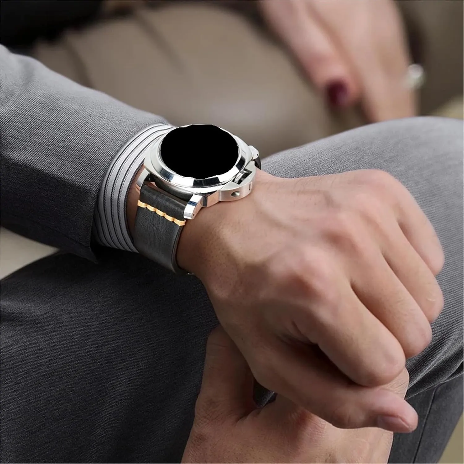 Vintage Handmade Leather Watch Strap Quick Release Vintage Watch Strap