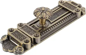 Vintage Slide Latch Security Lock for Doors Zinc Alloy Easy Installation Home Safety