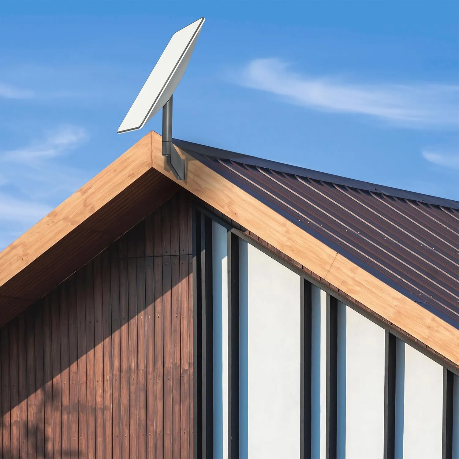 VIVO Low Profile Wall Mount Designed for Starlink Gen2 Internet Satellite Dish, Gray, Mount-SLINK1