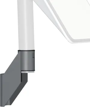 VIVO Low Profile Wall Mount Designed for Starlink Gen2 Internet Satellite Dish, Gray, Mount-SLINK1