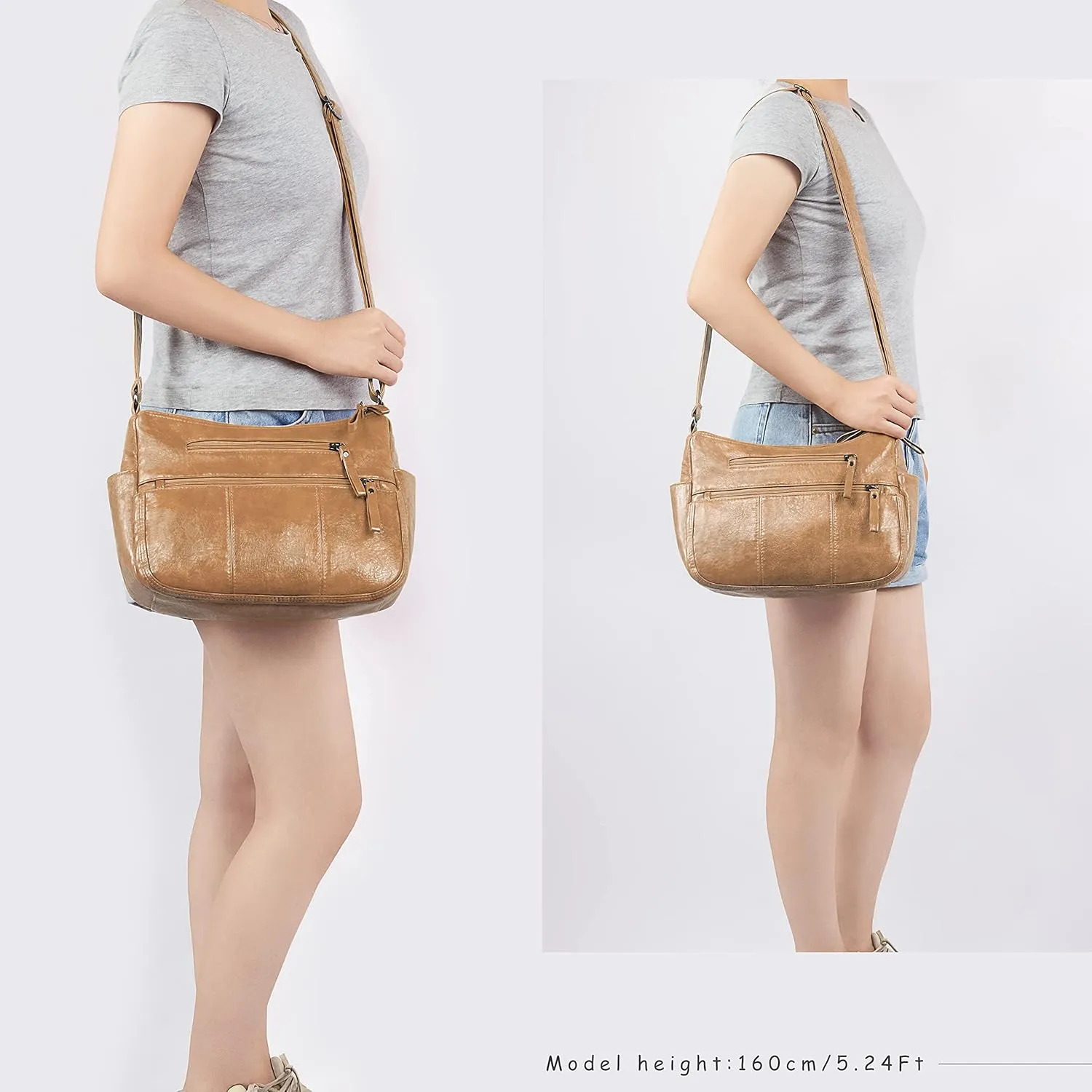 VOLGANIK ROCK Purses for Women Soft PU Leather Shoulder Bag Ladies Crossbody Purse and handbags Lightweight Pocketbook