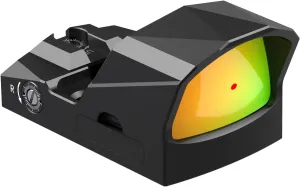 VOTATU Shake Awake 3 MOA Red Dot Compatible with RMR Footprint PMD504-SR Reflex Sight for Pistols Optic with Picatinny Mount