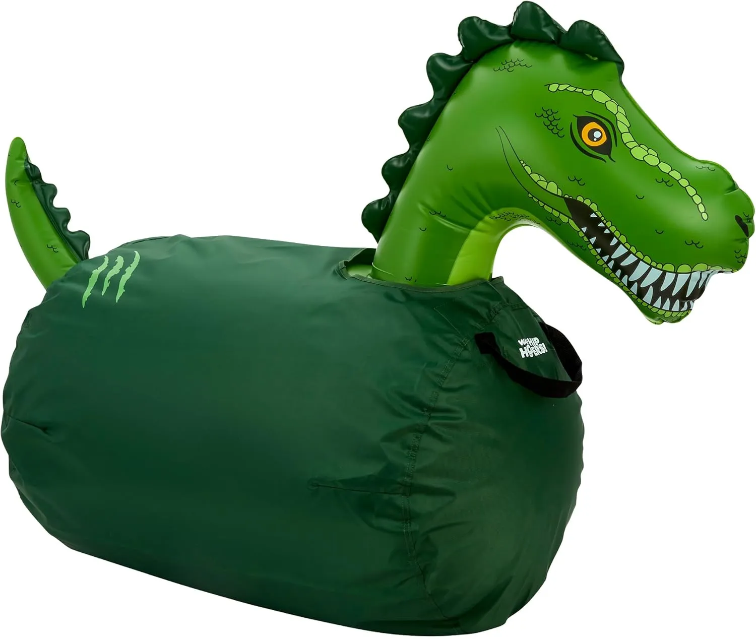 WADDLE Large Inflatable Bouncy Hopper - Ride On, Indoor, Outdoor Toys, Bouncy Horse for Girls and Boys, Durable, Easy Grip Handles, Dinosaur Toys, Kids, Up to 250lbs, Ages 5 and Up (Trex)
