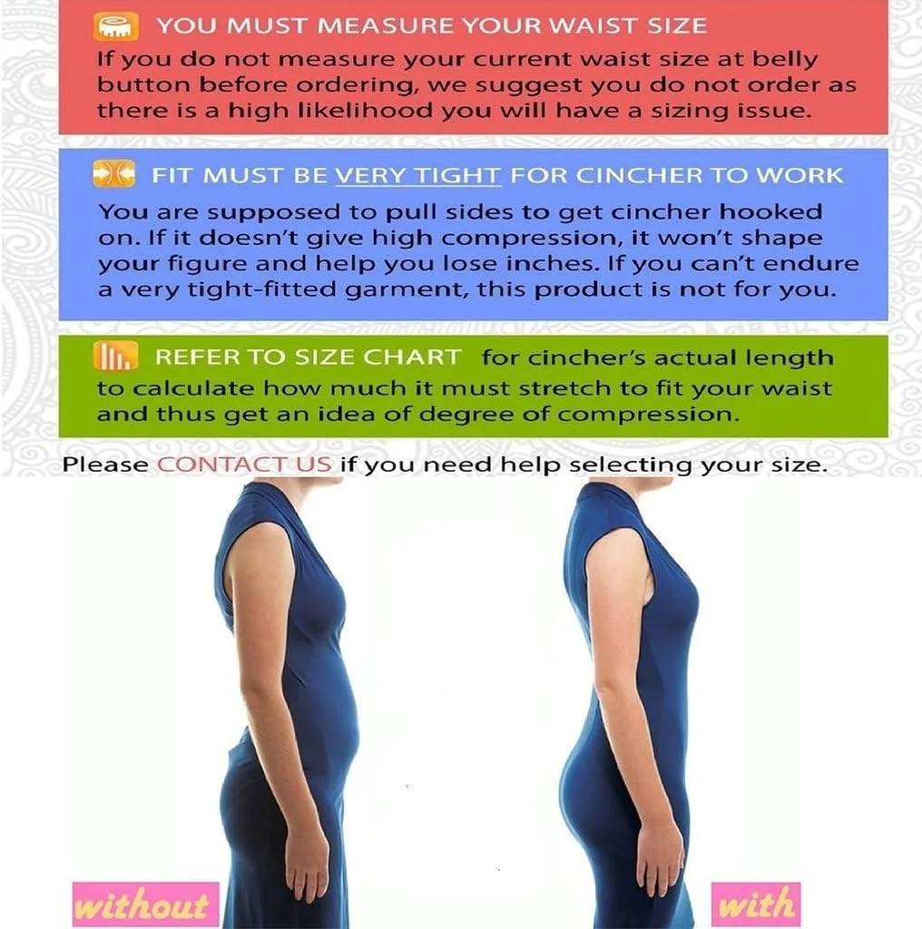 Waist Trainer Corset Tummy Control Slimming Body Shaper Girdle Loss Sport Workout