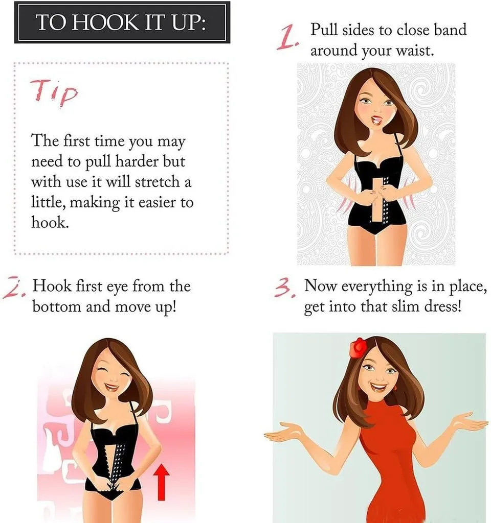 Waist Trainer Corset Tummy Control Slimming Body Shaper Girdle Loss Sport Workout