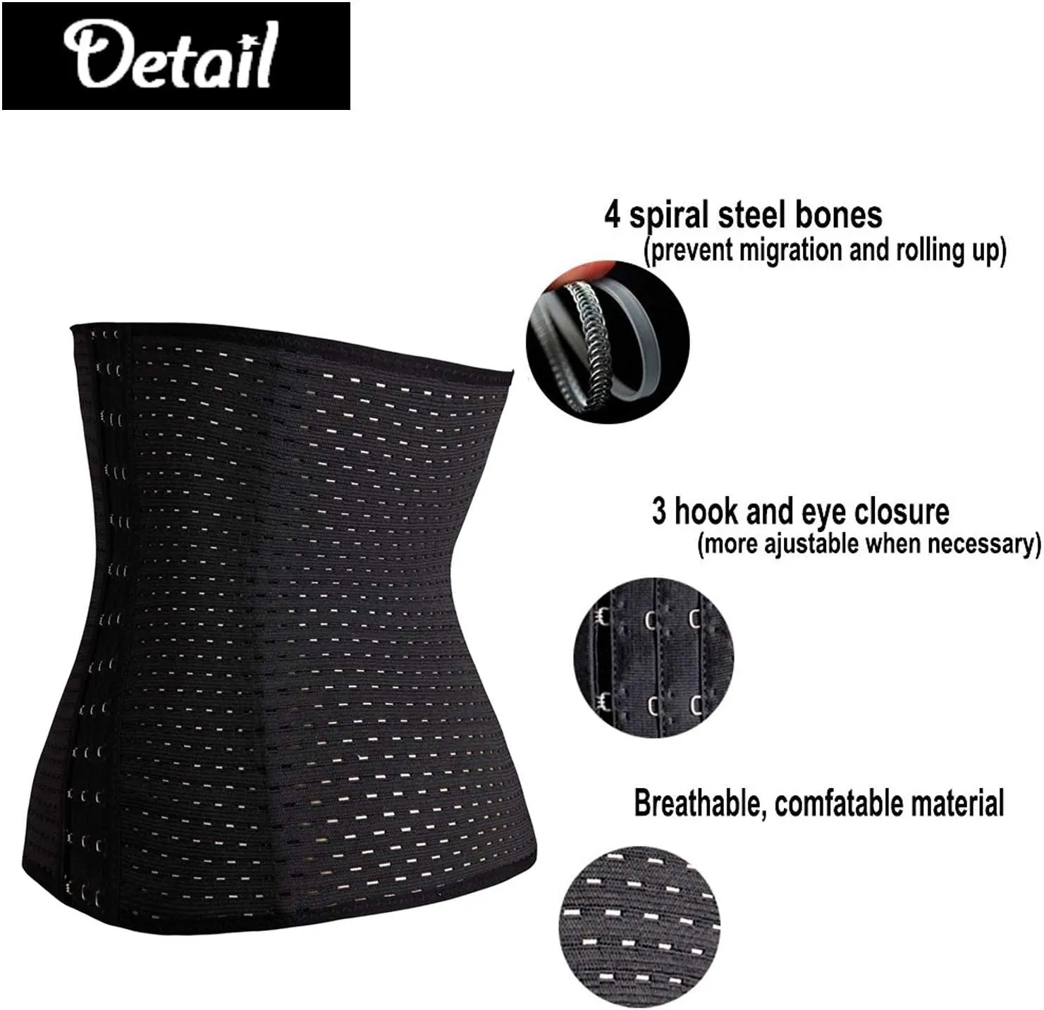 Waist Trainer Corset Tummy Control Slimming Body Shaper Girdle Loss Sport Workout