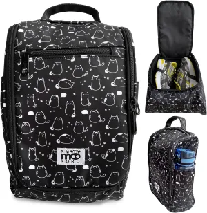 Water Resistant Shoe Bags With Pockets Large Size for Travel Sport Storage Packing Organizer Cute Cats