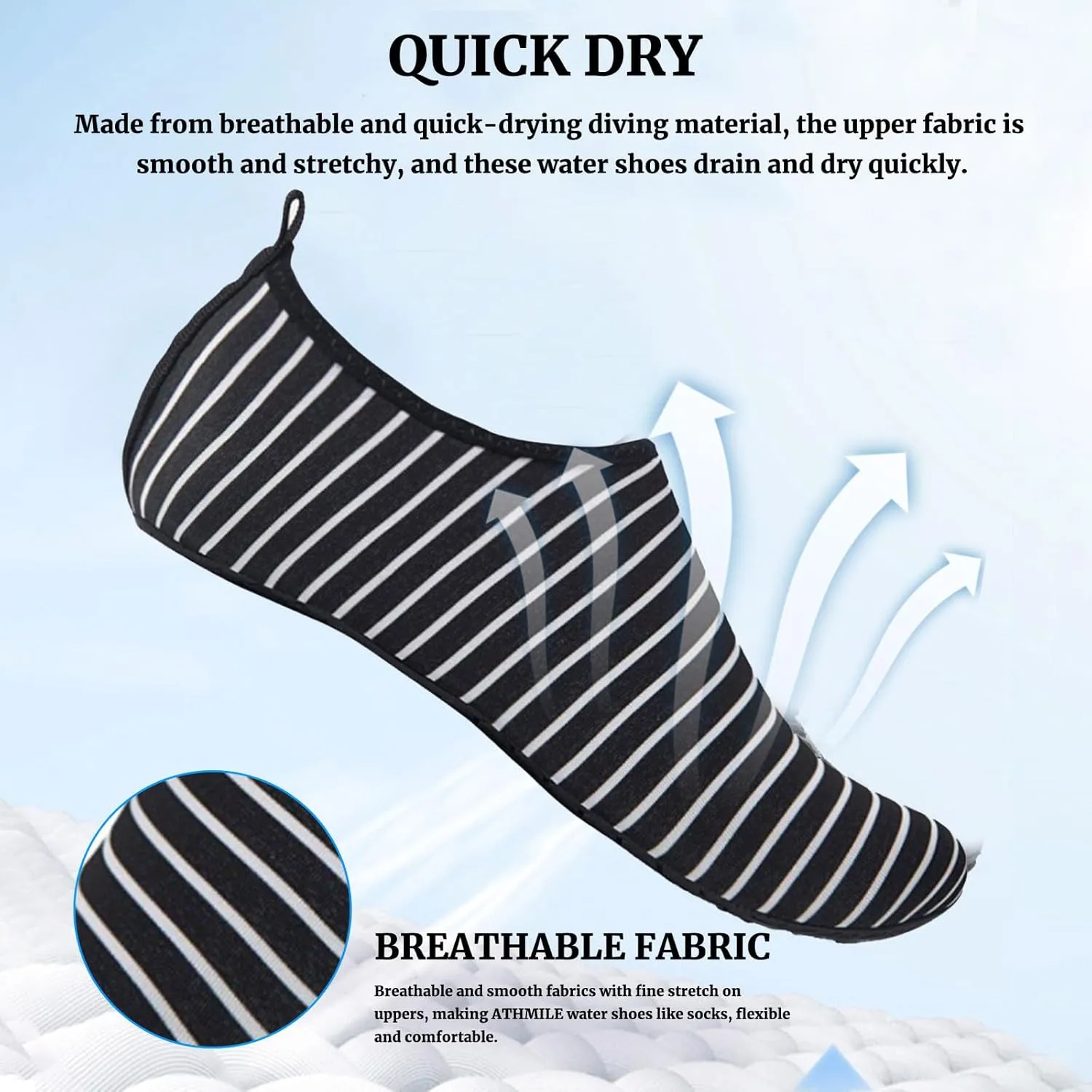 Water Shoes for Women Men Barefoot Aqua Socks Quick-Dry Shoes for Beach Non Slip Indoor Outdoor Walking Barefoot Exercise Wear Sport Accessories Yoga Socks