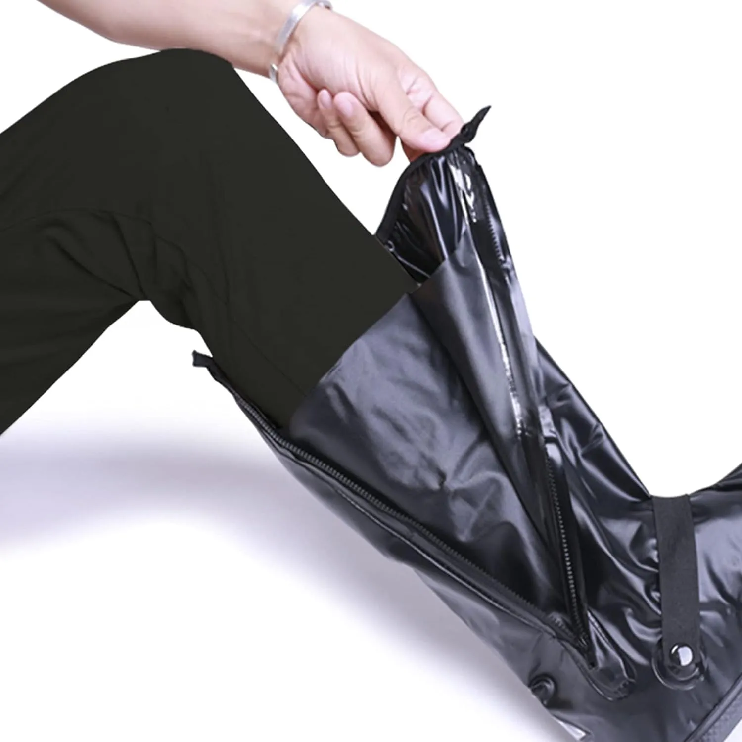 Waterproof Shoe Cover Motorcycle Black3 2XL