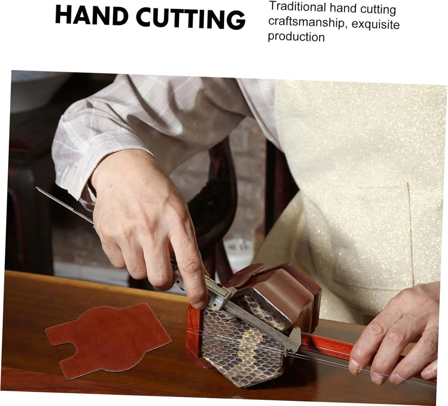 Wear-resistant Cowhide Anti-slip Pad for Piano Pipa Grip Glue Easy Install