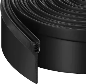Weatherproof Wiper RV Seal 2.6" Door Seal Weather Strip Clip with Seal Mounts for Camper Truck Truck Window Seam Protection