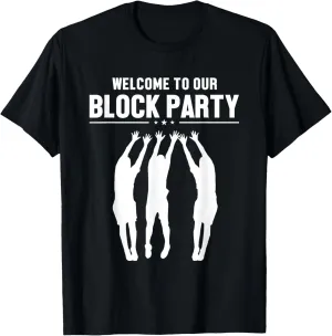 Welcome to Block Party Coach Team Player Trainer Volleyball T-Shirt