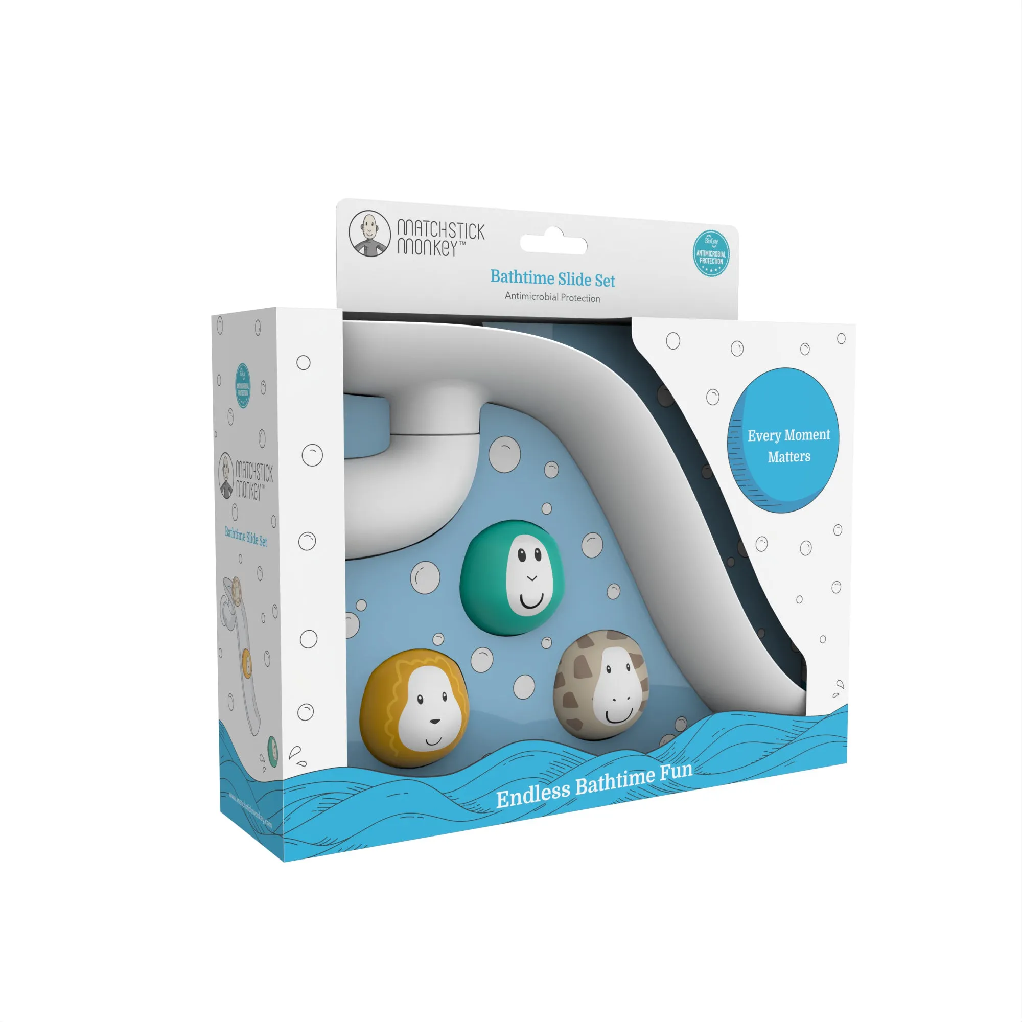 White Bathtime Slide Set