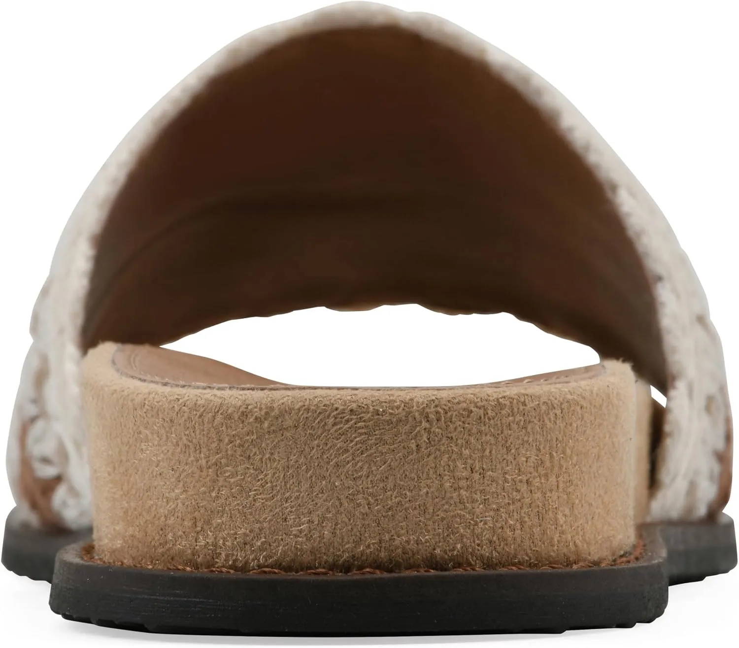 WHITE MOUNTAIN Women's Maxim Macrame Slide Sandal