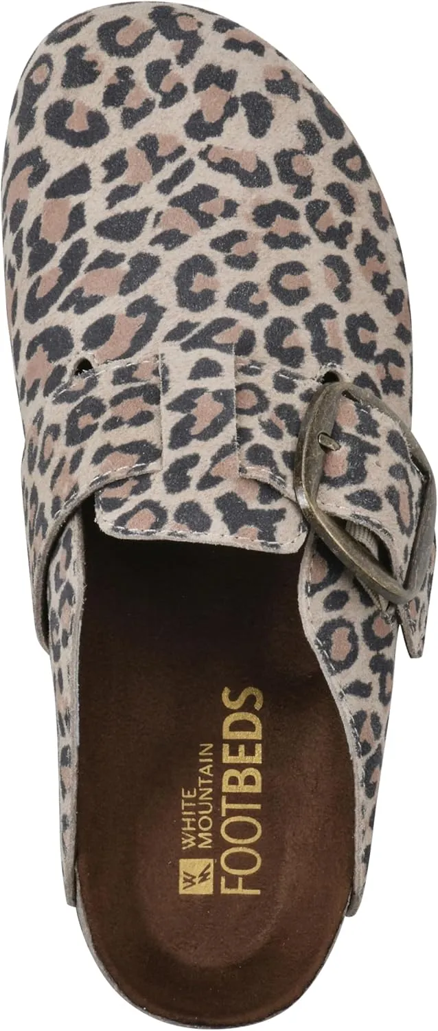 WHITE MOUNTAIN Women's Shoes Big Easy Clog Footbed