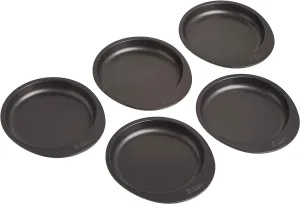 Wilton Easy Layers 5-Piece Layer Cake Pan Set, 6-Inch, Steel