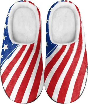 Winter Slippers for Women Men Lightweight Slip-on House Slippers Indoor Fluffy Shoes Size 34-50