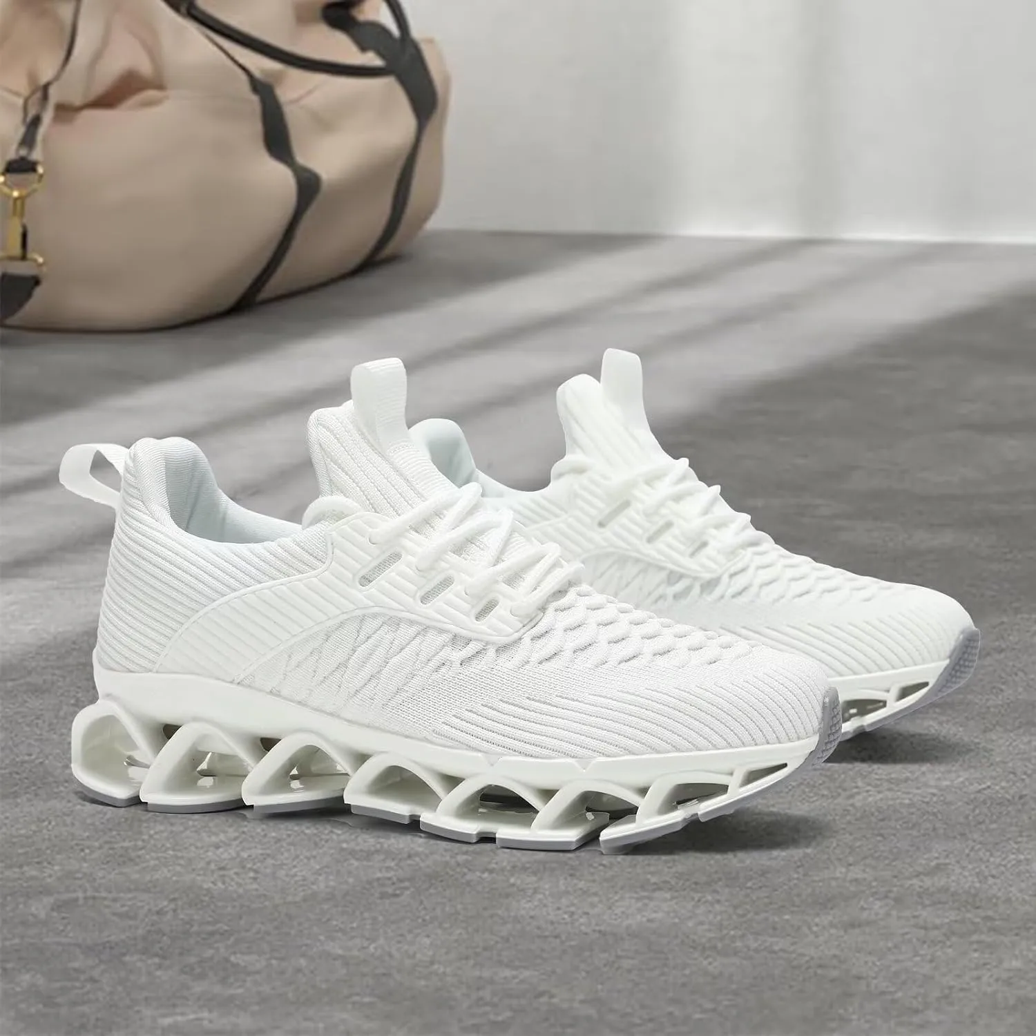 Women's Blade Running Shoes Ladies Fashion Sneakers Slip on Shoes Tennis Walking Athletic Shoes