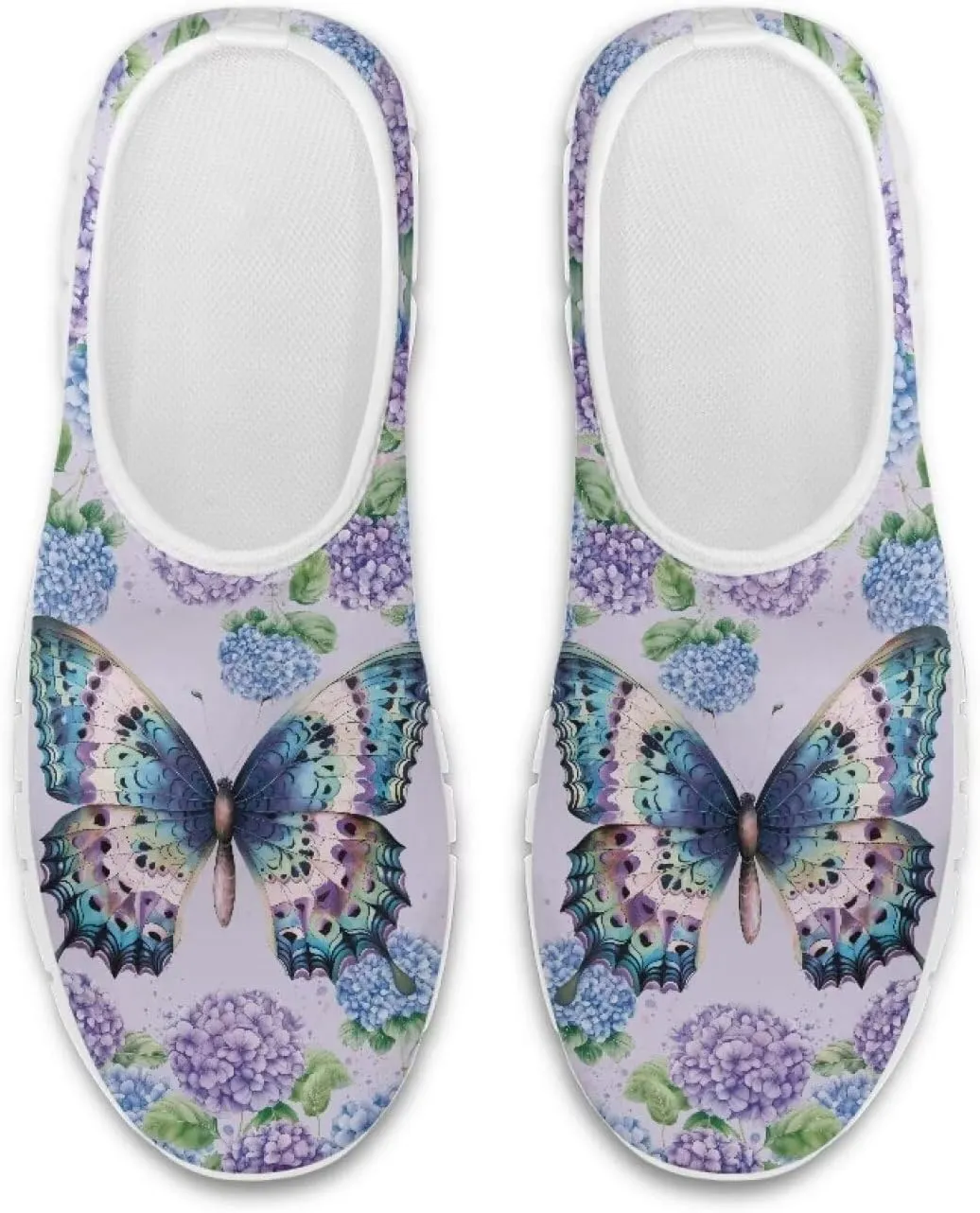 Women's Butterfly Sneaker Casual Soft Slip On Low Top Lightweight Non-Slip Running Sneaker for Women US 5.5-11.5
