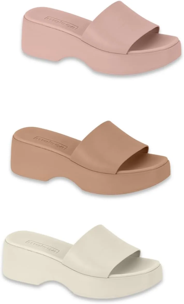 Women's Casual Slip-On Sandals, 100% brazil