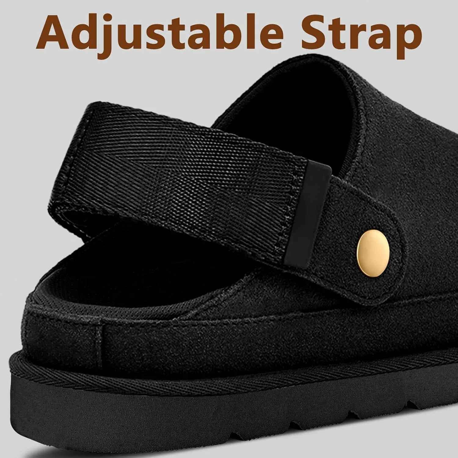 Women's Clog Slippers Platform Clogs Silppers Slip on Shoes Adjustable Comfortable