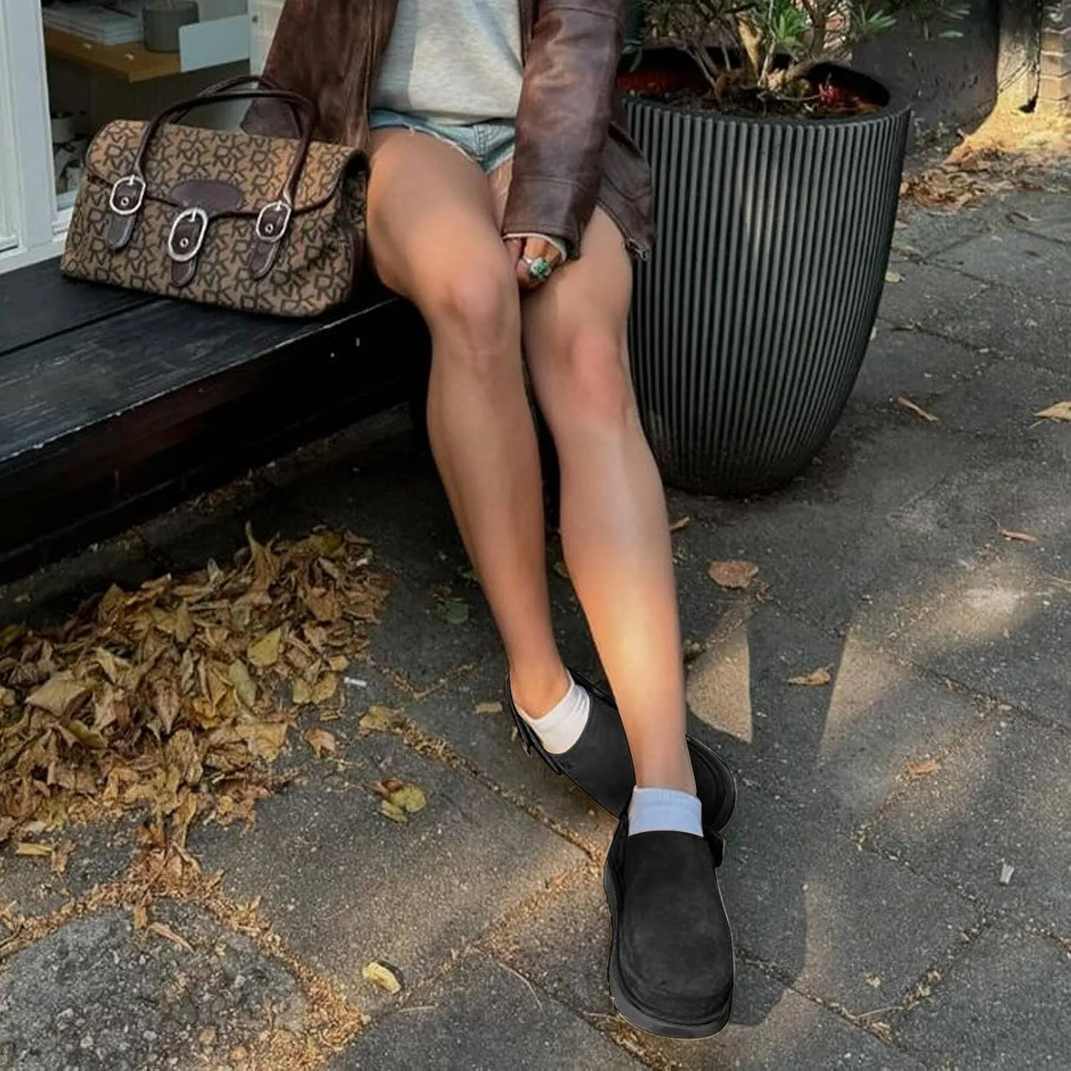 Women's Clog Slippers Platform Clogs Silppers Slip on Shoes Adjustable Comfortable