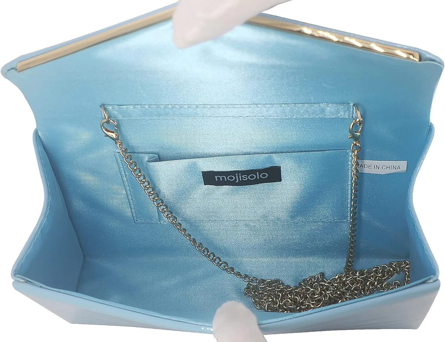 Women's Evening Clutch Bags for Formal Cocktail Prom Wedding Party Patent Leather Dressy Foldover Purse