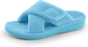 Women's Fuzzy Orthotic Arch Support Slippers Orthopedic Plantar Fasciitis Furry House Slide Slippers